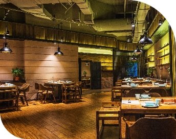 Interior de um restaurante