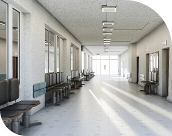 Corredor de um hospital